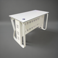 Multifonctionnel acheter en ligne bureau à domicile moderne double couche de stockage grande étude pour les bureaux conception bureau de table d'ordinateur