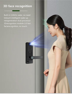 High Security 3D Face Recognition Smart Door <b>Lock</b> WiFi <b>Digital</b> Password <b>Lock</b> with HD Video Doorbell & Keypad - Product Image 3