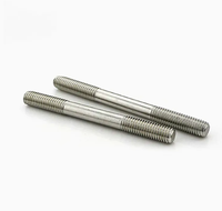 M2-M20 Stainless Steel Zinc Plated Double-Ended Metric Threaded Rods Studs and Fasteners Left Hand for General Industry