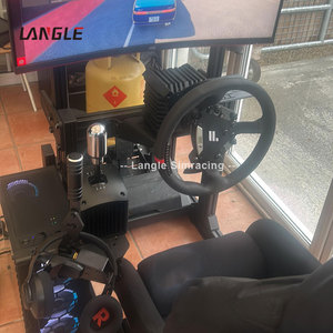Simulador de vuelo VR de <span class=keywords><strong>4</strong></span> ejes, máquina de juego de conducción de cabina de carreras Sim de aluminio para entrenamiento al aire libre para Forza <span class=keywords><strong>Horizon</strong></span> 5 - Product Image 3