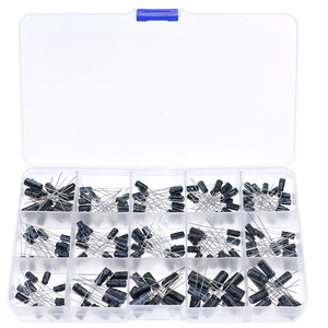 200pcs chèn trực tiếp nhôm tụ điện điện phân 15 loại hỗn hợp 0.1UF ~ 220uF 10v16v25v50v đóng hộp linh kiện điện tử - Product Image 4