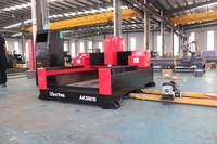 Routeur CNC 3D 4 axes rotatif pour la gravure et la sculpture du marbre, du bois, de la pierre, de l'aluminium, du laiton et du jade, avec commande hors ligne DSP et broche de 5,5 kW