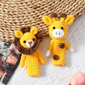 Dito d'Animale in Lana Lavorata a Mano all'Uncinetto, Guanto Giocattolo per Neonati 0-24 Mesi, Panda <span class=keywords><strong>Volpe</strong></span> 31cm-50cm - Product Image 4