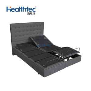 Yatak Okin Motor kontrol edilebilir ayarlanabilir <span class=keywords><strong>king</strong></span>-size yatak çerçeve yatak tabanı ile bölünmüş kral ayarlanabilir yatak - Product Image 2