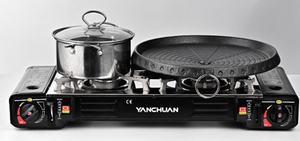 Tables <span class=keywords><strong>de</strong></span> cuisson à <span class=keywords><strong>gaz</strong></span> 2 brûleurs, compatibles avec les tables <span class=keywords><strong>de</strong></span> cuisson domestiques, cuisinière à <span class=keywords><strong>gaz</strong></span>, ensemble <span class=keywords><strong>de</strong></span> cuisinière à <span class=keywords><strong>gaz</strong></span> <span class=keywords><strong>de</strong></span> <span class=keywords><strong>camping</strong></span> avec <span class=keywords><strong>plaque</strong></span> <span class=keywords><strong>de</strong></span> cuisson - Product Image 4