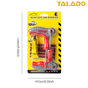 <span class=keywords><strong>Kit</strong></span> d'outils de réparation d'urgence pour pneus de <span class=keywords><strong>voiture</strong></span>, coque rigide résistante aux chocs, <span class=keywords><strong>anti</strong></span>-chute pour conduite tout-terrain accidentée, fournitures d'urgence - Product Image 4