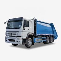 Camion compacteur de déchets municipaux Howo RHD 371HP 18CBM, camion de collecte des déchets