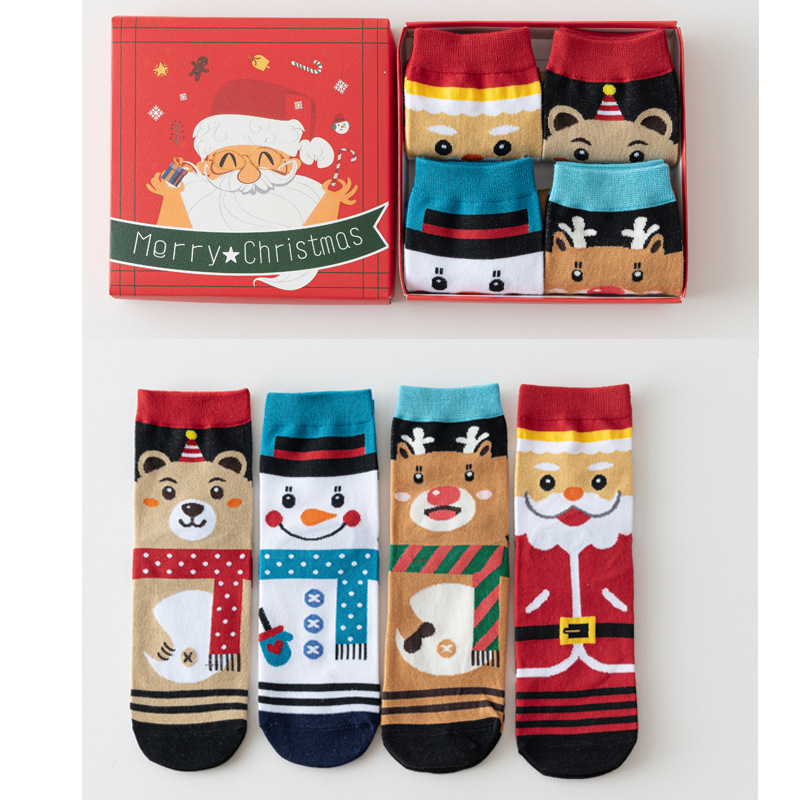 Red Snow Man I 1 boîte contient 4 paires