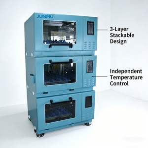 Agitador <span class=keywords><strong>Orbital</strong></span> Apilable Junmu con Diseño que Ahorra Espacio para Preparación de Muestras de Cultivo Celular OEM para Laboratorios de Alta Densidad - Product Image 1