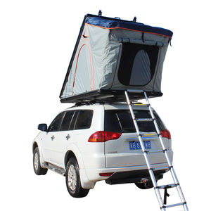 Voiture de camping SUV d'extérieur personnalisée en aluminium 4X4 Tente de toit pliable à coque rigide et cabine en aluminium pour voiture Triangle - Product Image 2