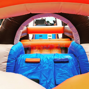 Pista de obstáculos inflable comercial con barco pirata, castillo inflable para niños, para uso en exteriores. - Product Image 4