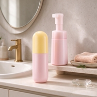 Flacon pompe vide en PET 120 ml pour produits de soin, emballage de liquide moussant, vente en gros, flacon cosmétique personnalisable avec marque privée