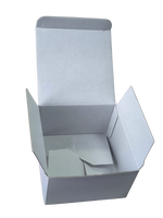 Caja de Cartón Corrugado con Cierre Automático Superior y Inferior, Diseño Personalizado para Cosméticos