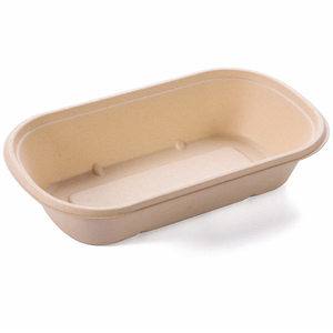 Venta al por mayor de embalaje de alimentos desechables biodegradables ensalada caja de almuerzo de contenedor con tapas - Product Image 3