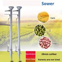 Semoir manuel multifonctionnel, lanceur d'engrais, transplanteur de semis, supplémentateur portable pour