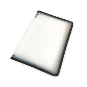 Sac de rangement pour documents A4 en PP transparent avec fermeture éclair, imprimé avec logo personnalisé, couleurs assorties, pour usage scolaire - Product Image 4