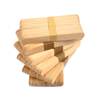 Bâtonnets de crème glacée en bois jetables écologiques les plus populaires 93mm 114mm 140mm 160mm, conformes aux normes alimentaires pour les usines de crème glacée