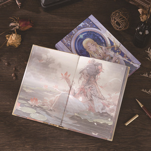 Creatieve Nieuwe Kleur A5 Hardcover Dagboek <span class=keywords><strong>Notebook</strong></span> Papieren Omslag Met Thermische Binding Voor Handaccount En Notities Maken - Product Image 1