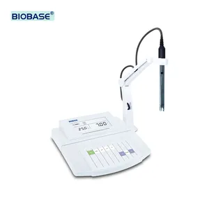 BIOBASE Benchtop PH Meter Tanah Digital Produsen Konduktivitas Benchtop Digital Tester Laboratorium Ph Level Meter