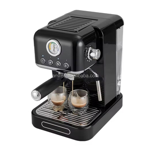 Cafetera Espresso Retro ANWELL de 20 Bares con Espumador de Leche y Manómetro, Tanque de 1.5L, 1350W, Semiautomática, OEM para Uso Doméstico - Product Image 6