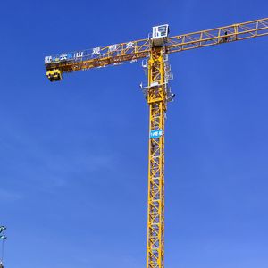 Özelleştirilebilir Düz Tepeli Kule Vinç DH168 7013 10 ton İnşaat Ekipmanı Kendinden Yükselen Tepesiz Kule Vinç - Product Image 2