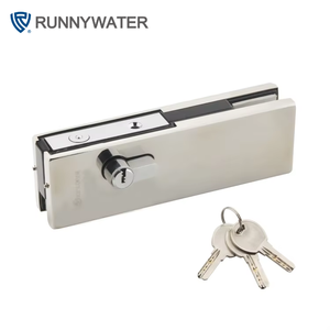 Китайский угловой замок-защелка из нержавеющей стали типа M для стеклянных дверей, верхний замок-защелка для стеклянных дверей - Product Image 4