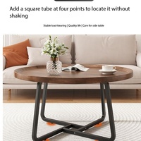 Table basse multifonctionnelle, style moderne minimaliste, salon, petite table basse ronde combinée, table à thé