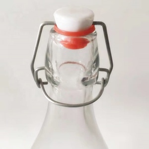 Botella de Vidrio Transparente <span class=keywords><strong>Bormioli</strong></span> <span class=keywords><strong>Rocco</strong></span> Giara con Tapón, 8oz, 16oz, 24oz, 32oz - Product Image 5