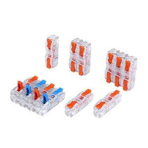 Bloque de terminales Keypower Kep-211, 32A, 250V, una entrada, una salida, conector de cobre ignífugo para reparación de iluminación - Product Image 2