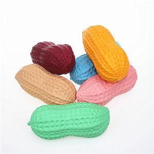 Fidget Toys Stress Big Peanut Squeeze Toys Slow <b>Rebound</b> Squishy Simulation Peanut 3D PU Soft Decompression Toy - Product Image 5
