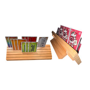 Support <span class=keywords><strong>de</strong></span> Présentation en Bois Personnalisé pour Cartes – Plateau Élégant pour Jeux <span class=keywords><strong>de</strong></span> Cartes – Vente en Gros - Product Image 1