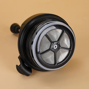 Taza de Café de Viaje Aislada de Acero Inoxidable Minimalista y Ecológica de 12 oz con Logotipo Personalizado y Prensa Francesa para el Regreso a Clases - Product Image 5