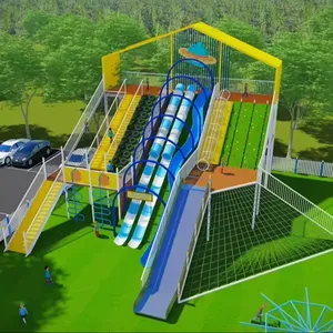 Equipamento comercial para playground ao ar livre para crianças, preço de fábrica, parque de diversões e jogos