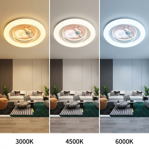 Lámpara de Techo LED Decorativa Nórdica con Forma de Halo, Creativa, Única, <span class=keywords><strong>Serena</strong></span> y Artística, de Montaje en Superficie para Casa Nueva o Apartamento - Product Image 2