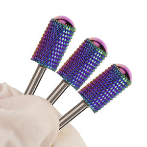 Broca de Carburo de Tungsteno para Uñas, Profesional, con Punta Cónica Segura, Color Morado, para <span class=keywords><strong>Manicura</strong></span>, <span class=keywords><strong>Precio</strong></span> al por Mayor - Product Image 2