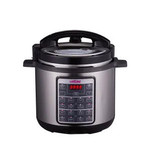 Leeper pemasak katup tekanan, 5/6L 1000W gratis pengiriman cincin segel silikon segel Stainless steel tekanan serbaguna