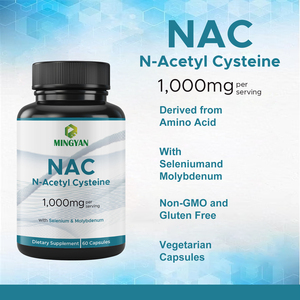 Cápsulas Dietéticas de Complejo NAC Premium, Servicio OEM ODM, Protección Inmunológica y Apoyo al Bienestar del Hígado para Adultos - Product Image 3