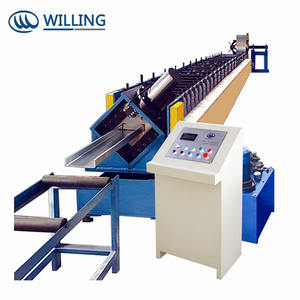 WILLING half round <strong>used</strong> <strong>gutter</strong> roll forming <strong>machine</strong> pipe made in china steel ce new 1 year - Product Image 3
