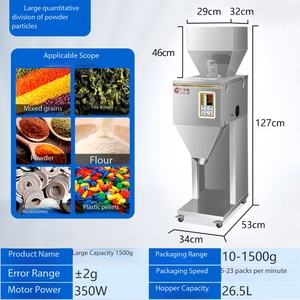 Système de pesage de poudre |   Machine de conditionnement d'épices haute précision 10-1000g avec technologie de vibration et grande trémie - Product Image 6