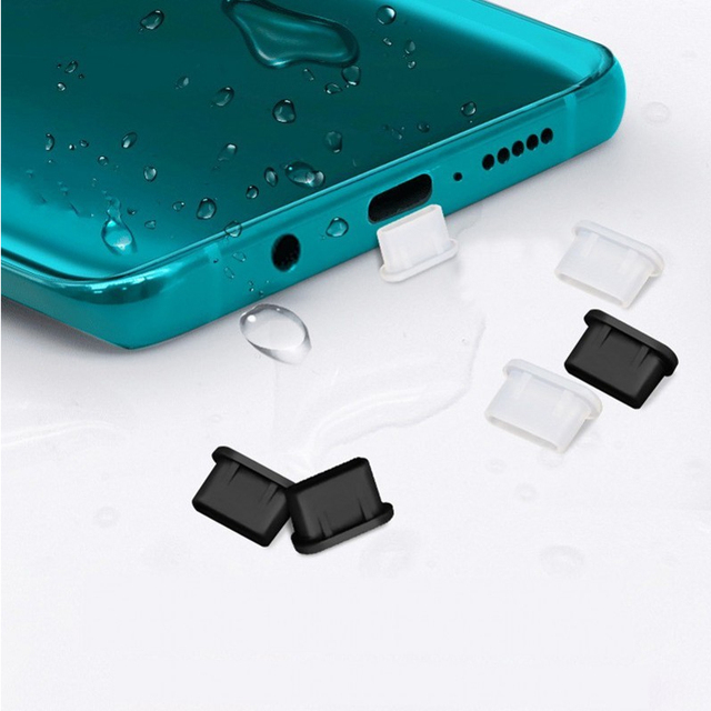 Type-C Silicone Anti-Dust Cap Smart Phone USB Charging Port Protector Cover for Samsung Xiaomi Huawei Mobile Phone Usage