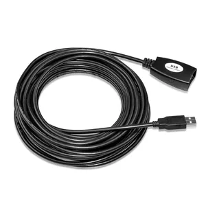 Amplificador de señal USB Fe1.1s, fuente de alimentación de 5m, 10m, 15m, 20m, 25m, 30m, Cable de extensión activa, repetidor Usb 2,0