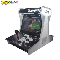 Consoles d'arcade Pandora Box OS LCD avec carte de jeu anglaise, machine de jeu vidéo d'arcade miniature M9 pour 2 joueurs, boîte magique