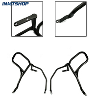 Protection de moteur avant/barre de protection/plaque de protection de réservoir de carburant personnalisable - Noir pour les modèles Kawasaki KLR650 de 1987 à 2018 Grand bar