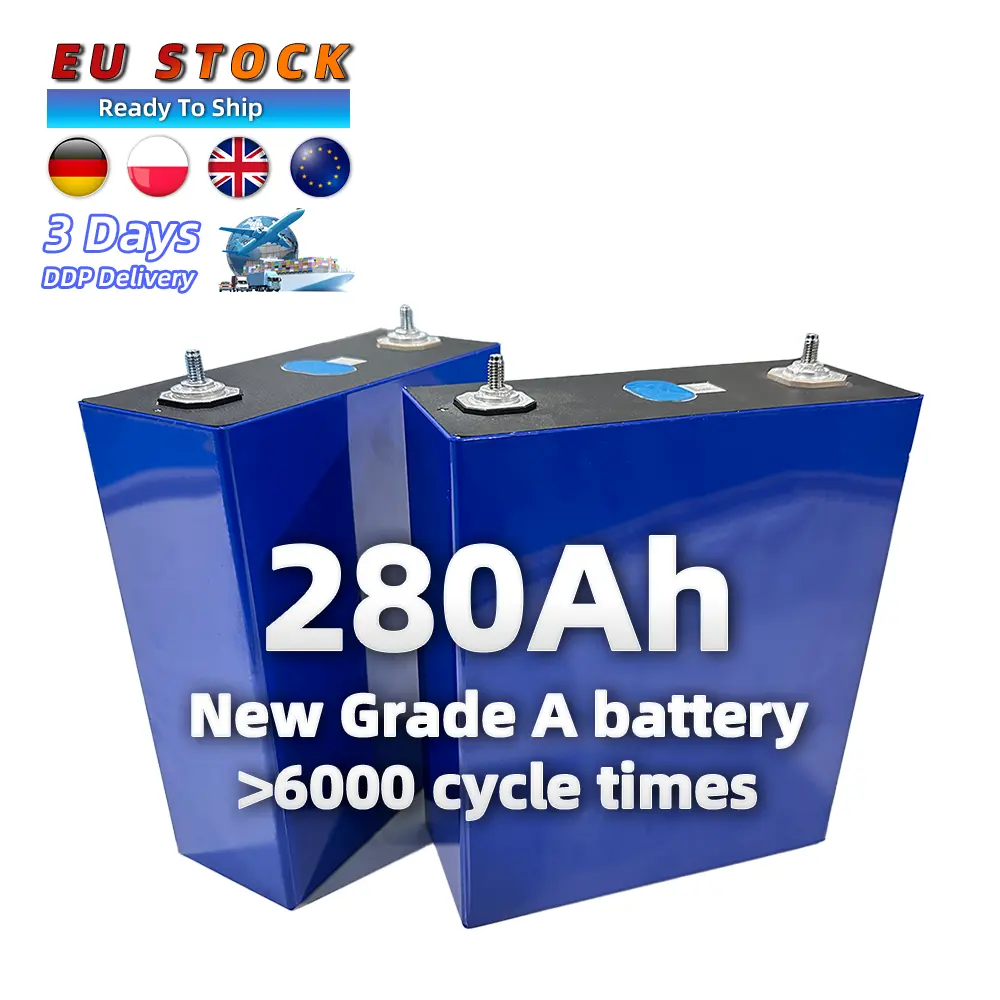 Ue consegna rapida di un ciclo 8000 di grado 310AH Lifepo4 litio EV LF280K V3 3.2V 280AH 320ah Prismatic LFP celle