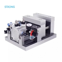 Étau pneumatique de précision multi-puissance en fer, largeur 150 mm, avec précision de 0,01 mm