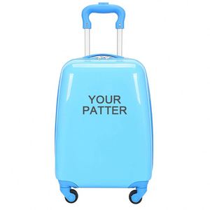 Valise à roulettes pour enfants de 18 pouces, motif personnalisé, fabriquée en usine BSCI, avec 4 roues pivotantes, coque rigide - Product Image 4