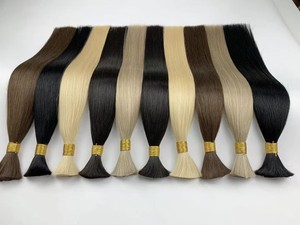Extensiones de Cabello Humano Brasileño 10A, Liso, con Cutícula Alineada, Natural, Suave, con Puntas Gruesas, de 32, 34, 36, 38 y 40 Pulgadas - Product Image 2