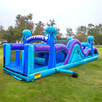 Parcours d'obstacles gonflable, parcours d'obstacles gonflable Wipeout, parcours d'obstacles gonflable pour enfants
