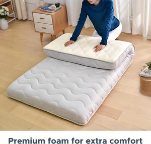 Colchón de Alta Calidad con Comodidad Similar a la Nube, Colchón de Espuma Viscoelástica de Alta Densidad con Transpirabilidad para Dispersar la Presión en el Cuerpo - Product Image 5