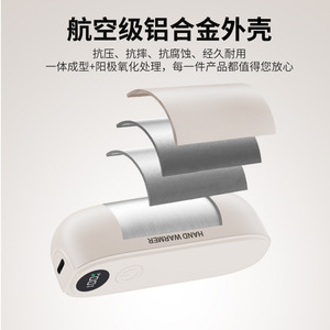 Hand Warmer Mini Portable Usb Rechargeable Plastic Overheat Protection Household - Product Image 3